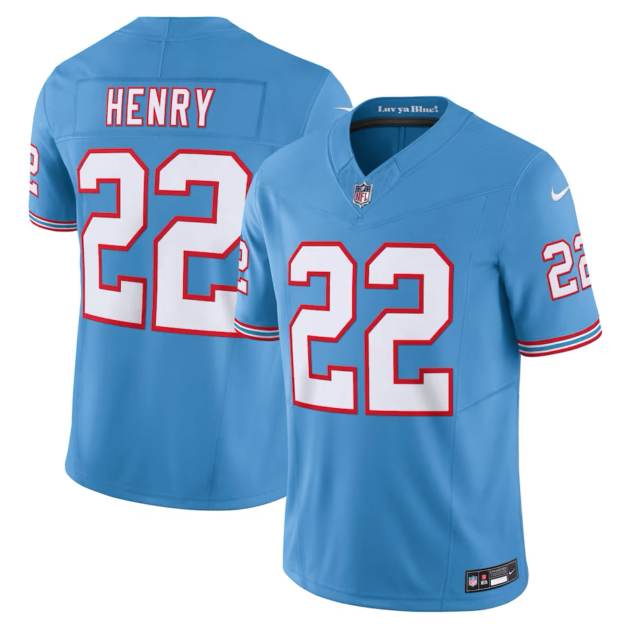 Derrick Henry Tennessee Titans Throwback Jersey football jersey product view 1