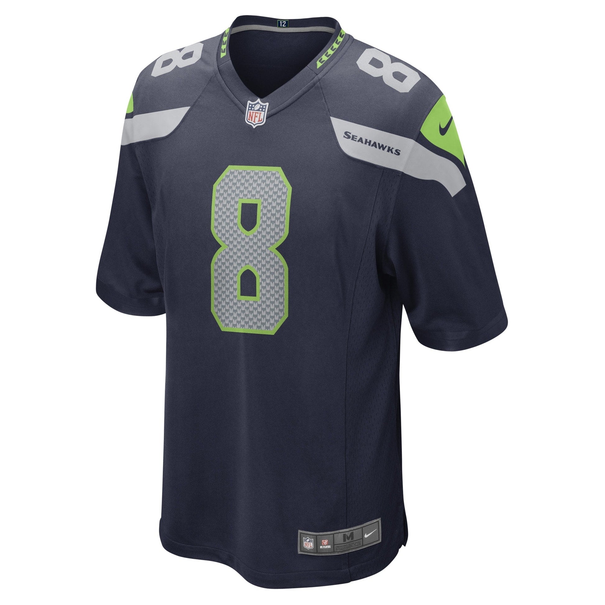 Coby Bryant Seattle Seahawks Game Jersey - College Navy basketball jersey product view 2