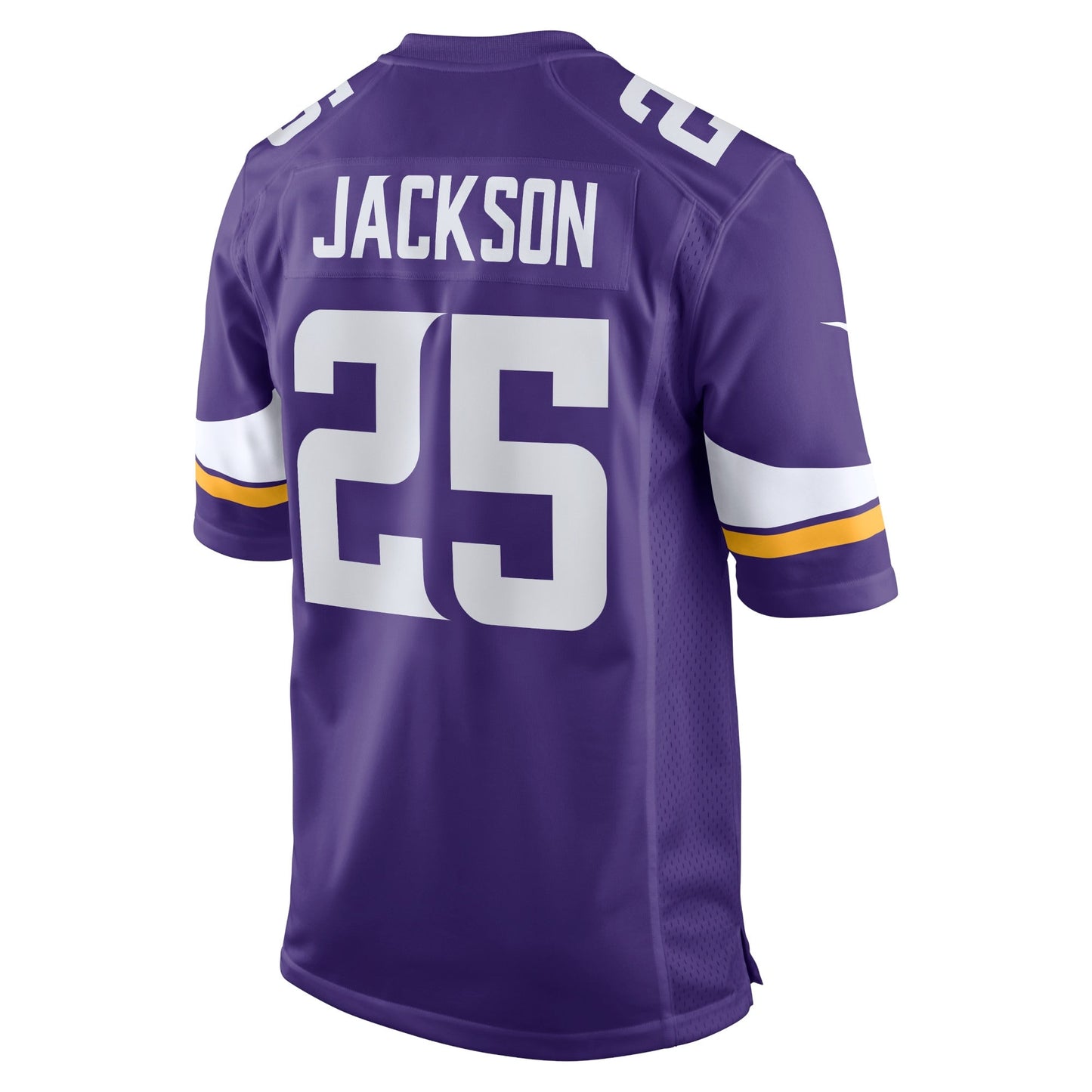 Theo Jackson Minnesota Vikings Home Game Jersey - Purple football jersey product view 3