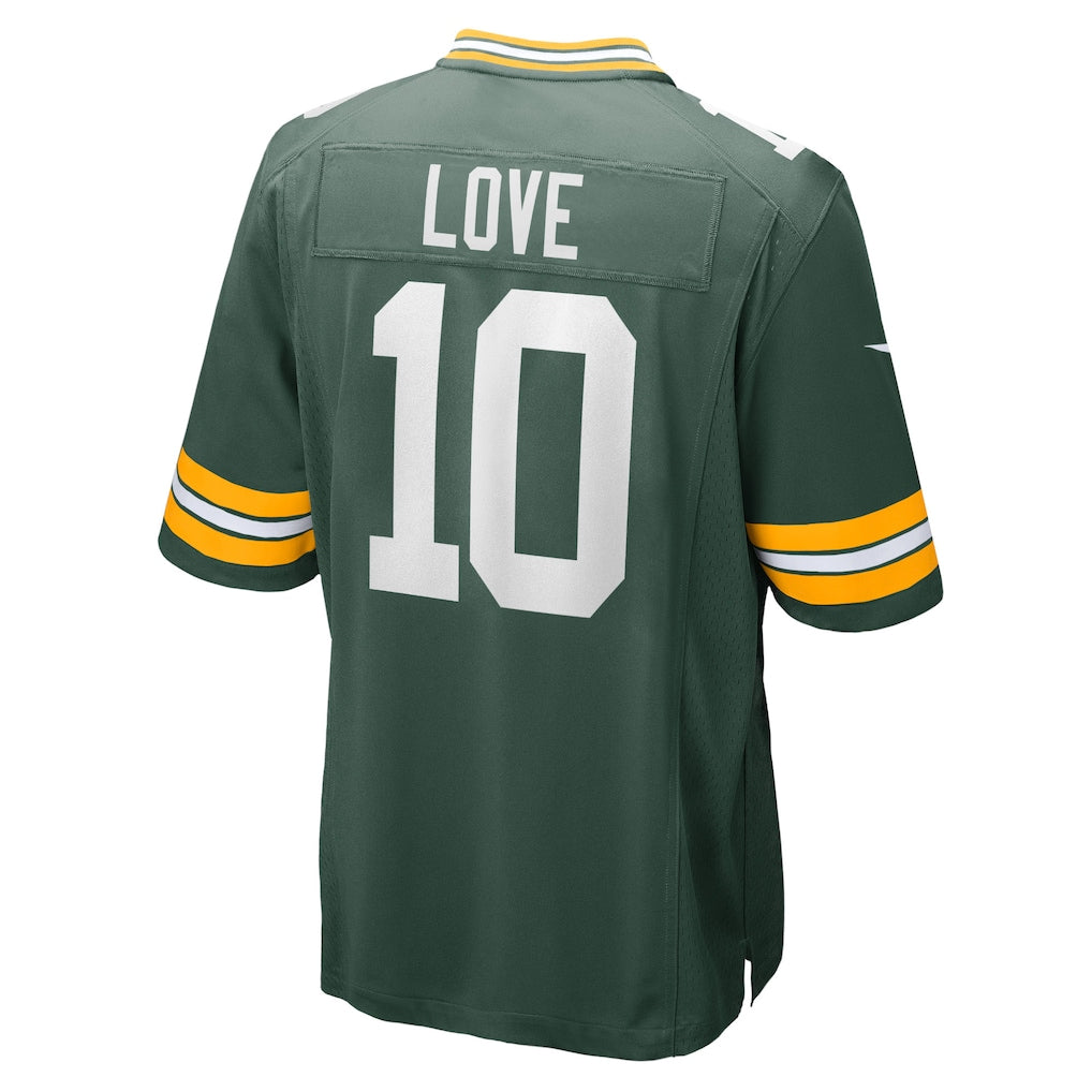 GB. Packers #10 Jordan Love Green Player Game Jersey basketball jersey product view 1