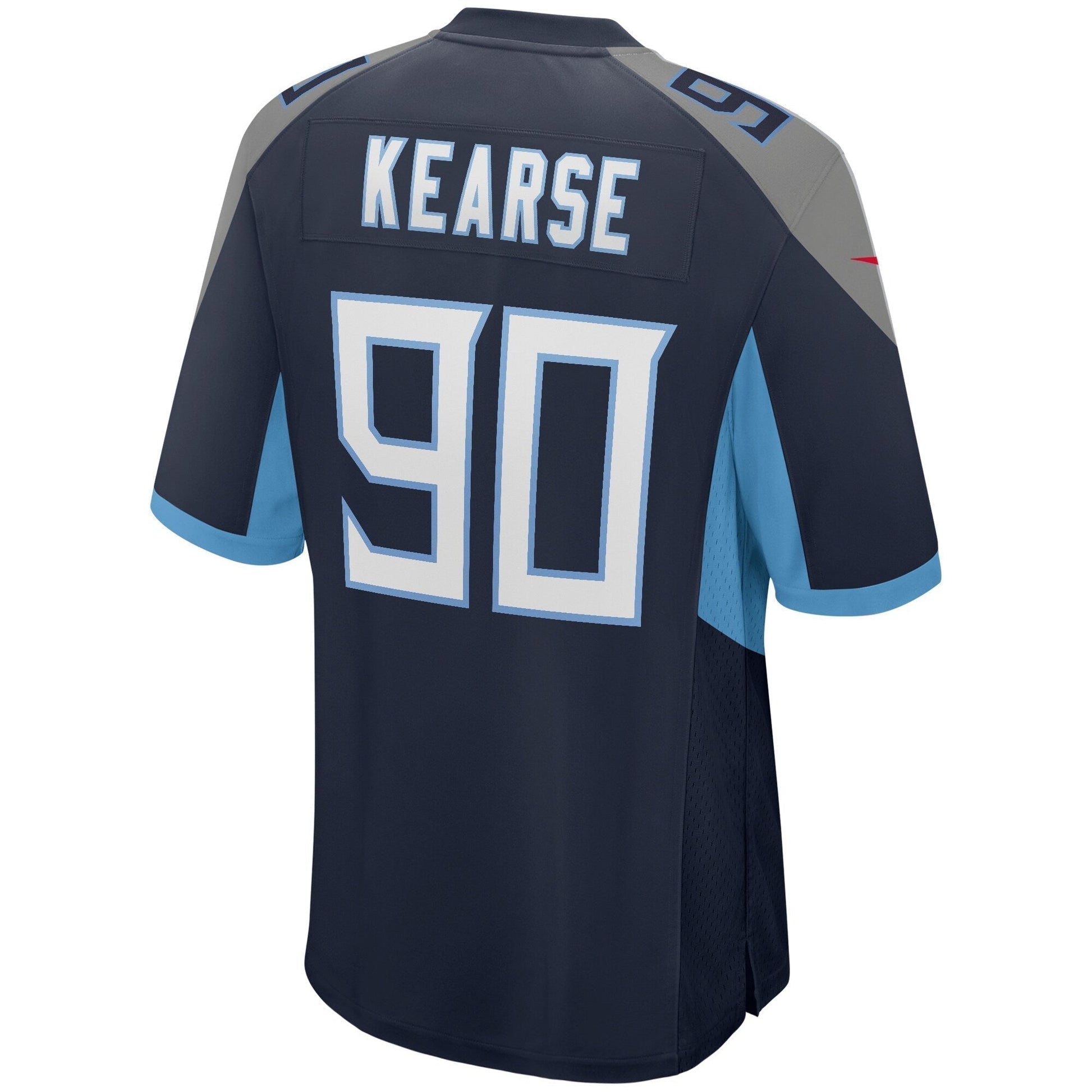 Jevon Kearse Tennessee Titans Game Retired Jersey - Navy football jersey product view 3