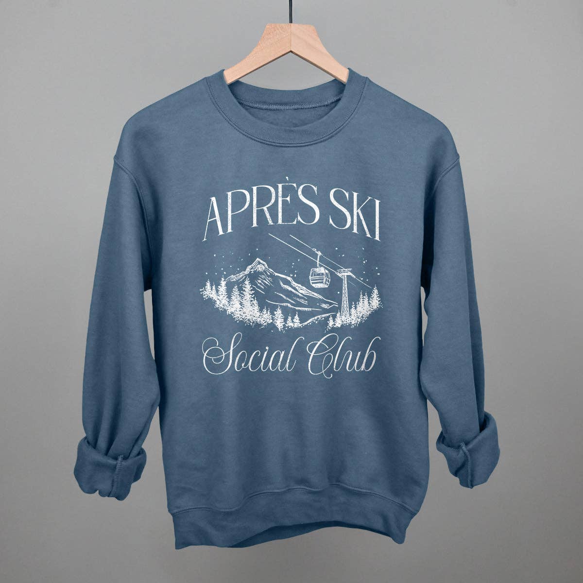 Apres Ski Social Club Unisex T-shirt, Sweatshirt, Hoodie, Long Sleeve Tee - T-Shirt, Sweatshirt, Hoodie