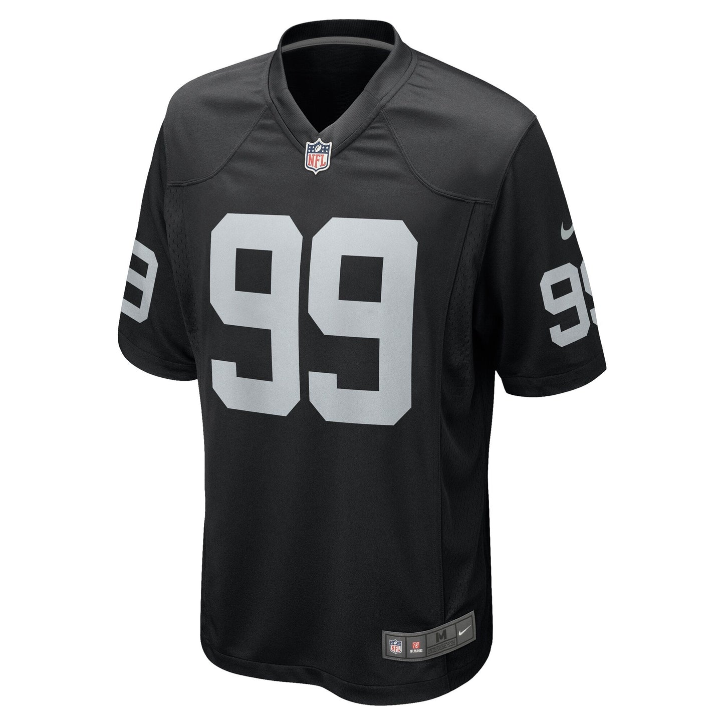Nesta Jade Silvera Las Vegas Raiders Team Game Jersey - Black football jersey product view 2