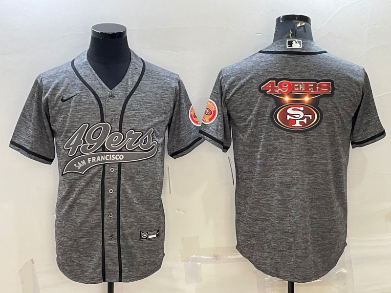 Men's San Francisco 49ers Gray Game Jersey football jersey product view 1