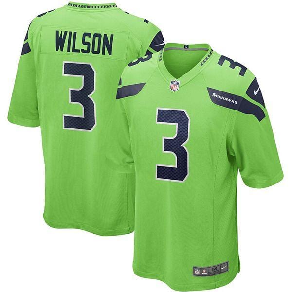 Russell Wilson Seattle Seahawks Jersey football jersey product view 1