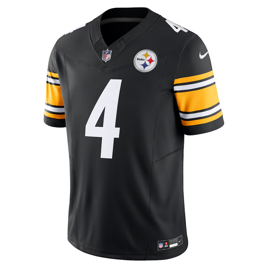 Men's DK Metcalf Black Pittsburgh Steelers Team Vapor F.U.S.E. Limited Jersey football jersey product view 3