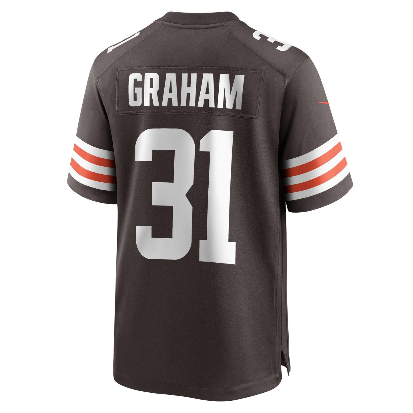 Thomas Graham Jr. Cleveland Browns Team Game Jersey - Brown football jersey product view 3