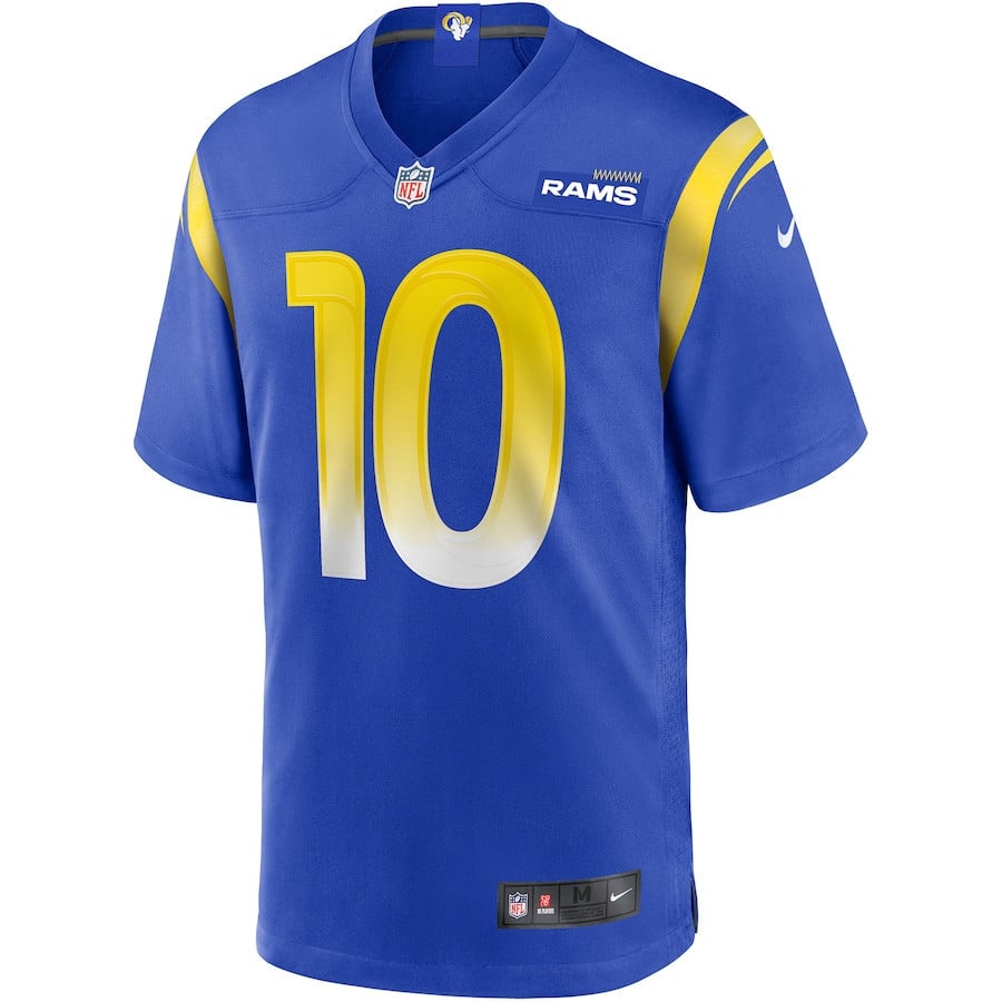 Cooper Kupp 10 Los Angeles Rams Men Game Jersey - Royal football jersey product view 2