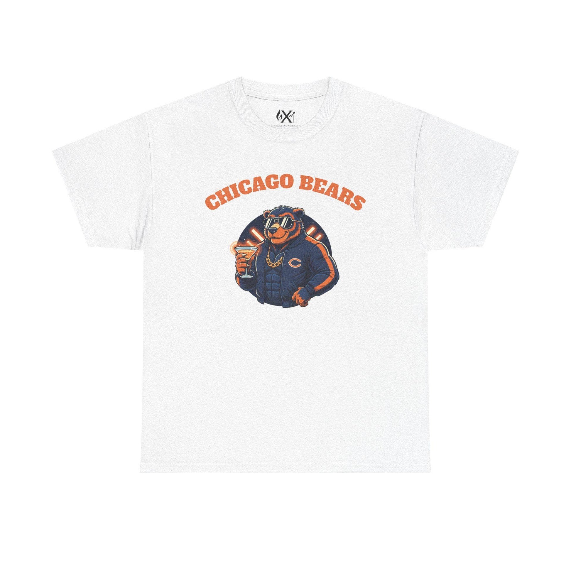 Chi-Cago Bears Vintage Mascot Football Tee Unisex T-shirt, Sweatshirt, Hoodie, Long Sleeve Tee - T-Shirt, Sweatshirt, Hoodie