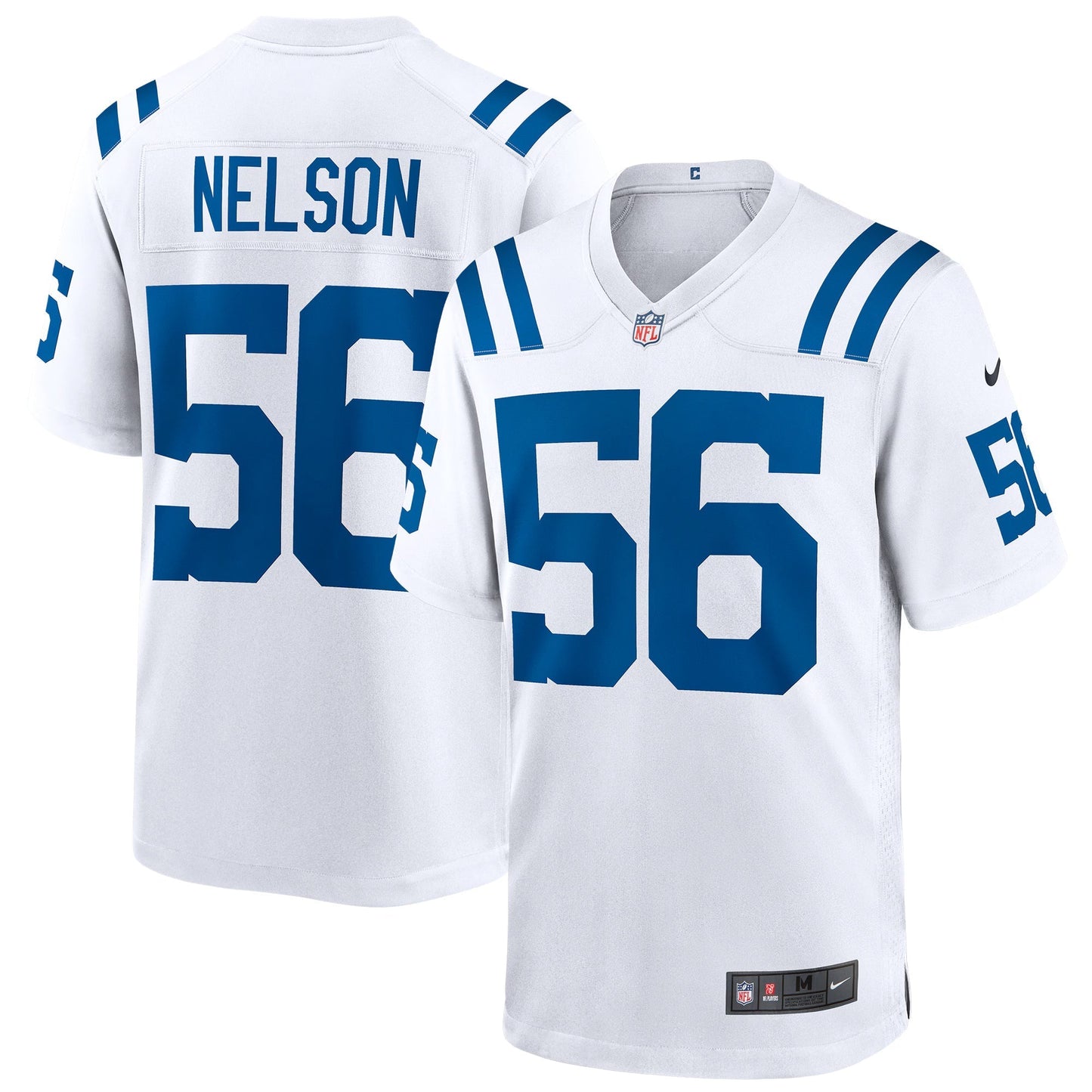 Indianapolis Colts Quenton Nelson White Game Player Jersey football jersey product view 1