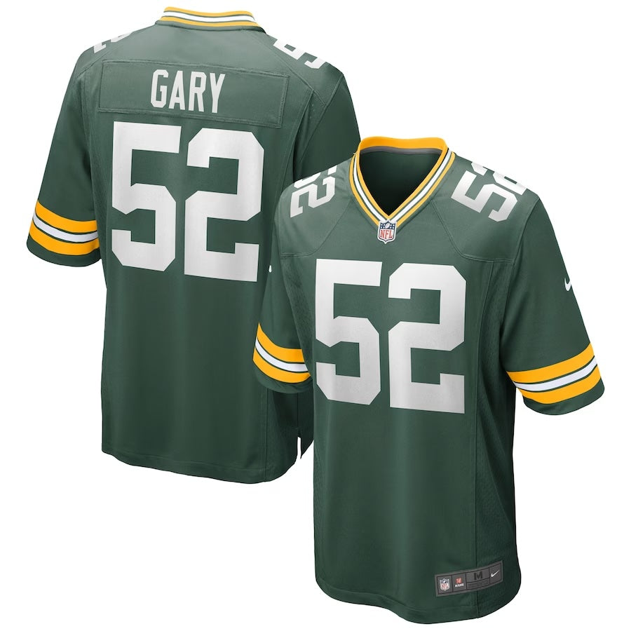 Rashan Gary Green Bay Packers Jersey football jersey product view 1