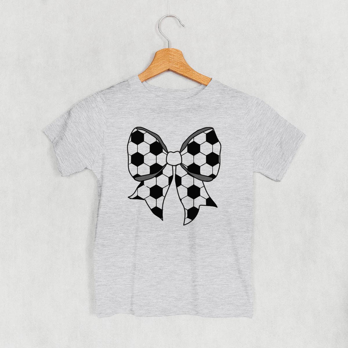 Soccer Bow (Kids) Unisex T-shirt, Sweatshirt, Hoodie, Long Sleeve Tee - T-Shirt, Sweatshirt, Hoodie