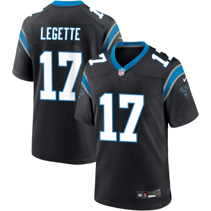 Xavier Legette Carolina Panthers Jersey football jersey product view 1