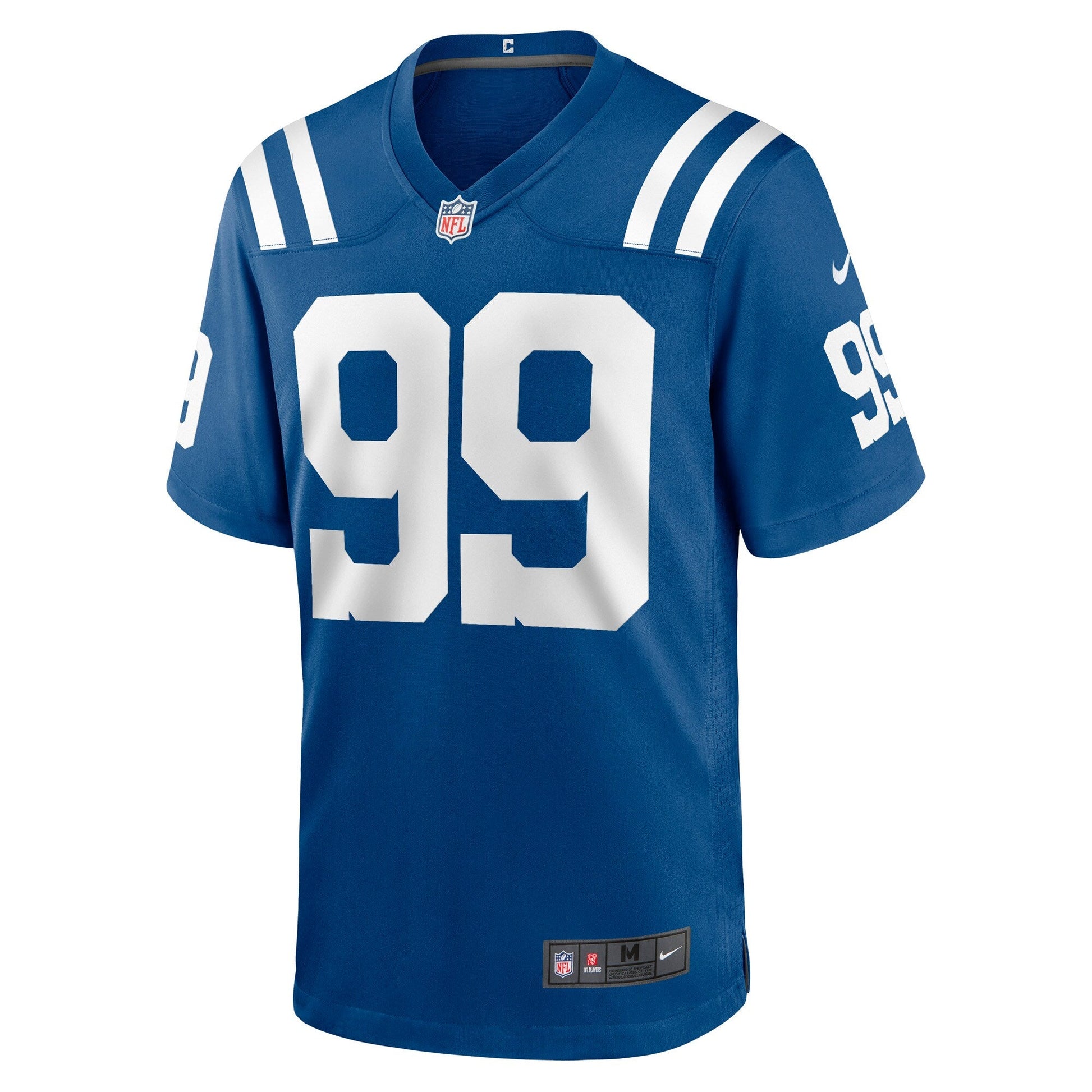 DeForest Buckner Indianapolis Colts Game Jersey - Royal football jersey product view 2