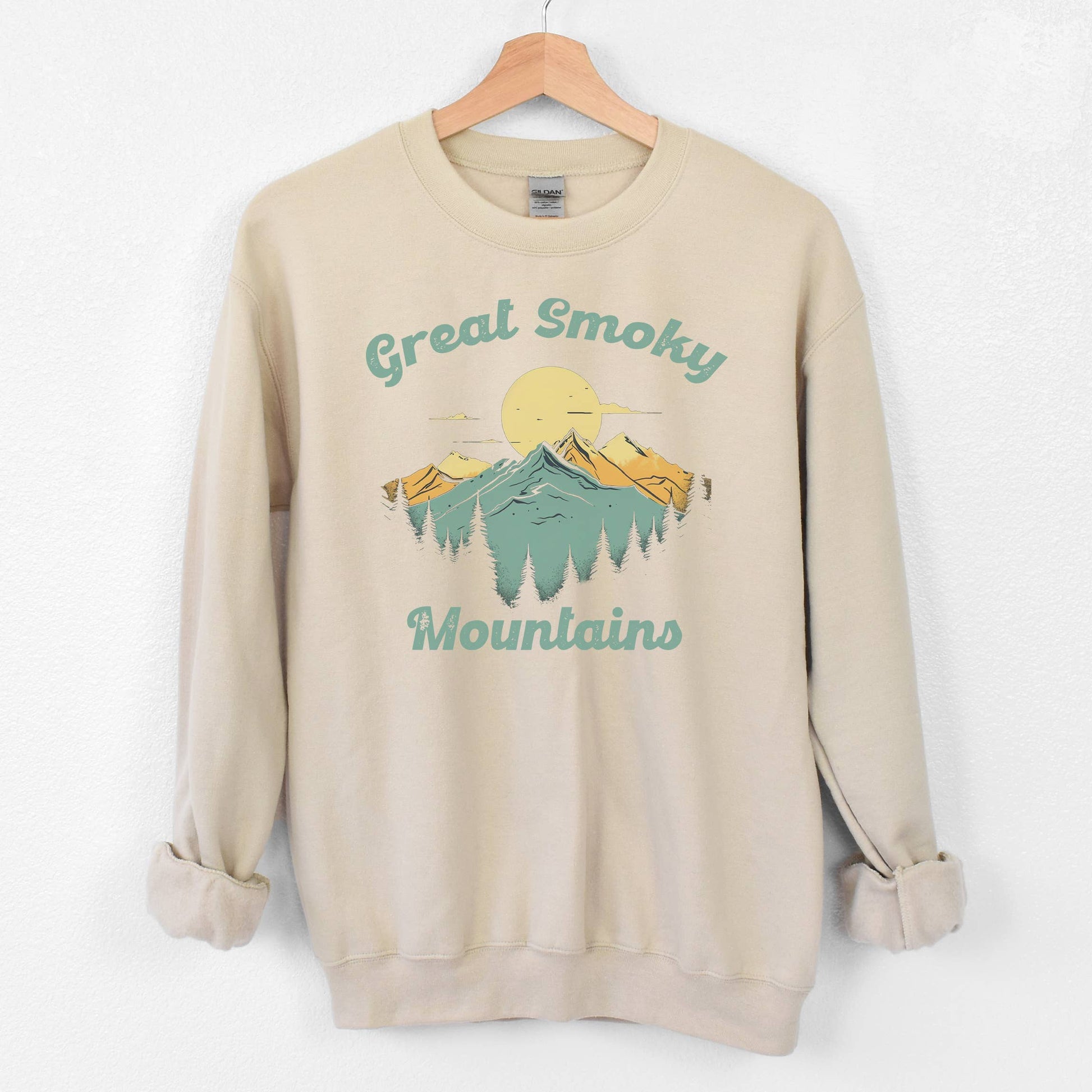 Great Smoky Sand Sweatshirt | National Park  | Sizes S-2XL Unisex T-shirt, Sweatshirt, Hoodie, Long Sleeve Tee - T-Shirt, Sweatshirt, Hoodie