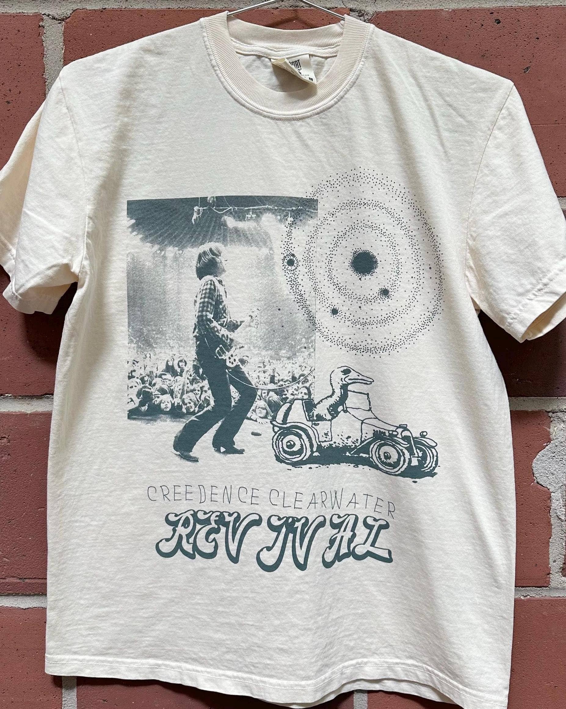 Creedence Clearwater Revival Fan Art T-Shirt Unisex T-shirt, Sweatshirt, Hoodie, Long Sleeve Tee - T-Shirt, Sweatshirt, Hoodie