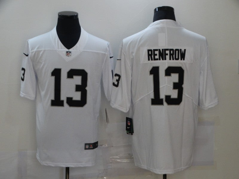 Men's Las Vegas Raiders Hunter Renfrow #13 White Game Jersey1 football jersey product view 1