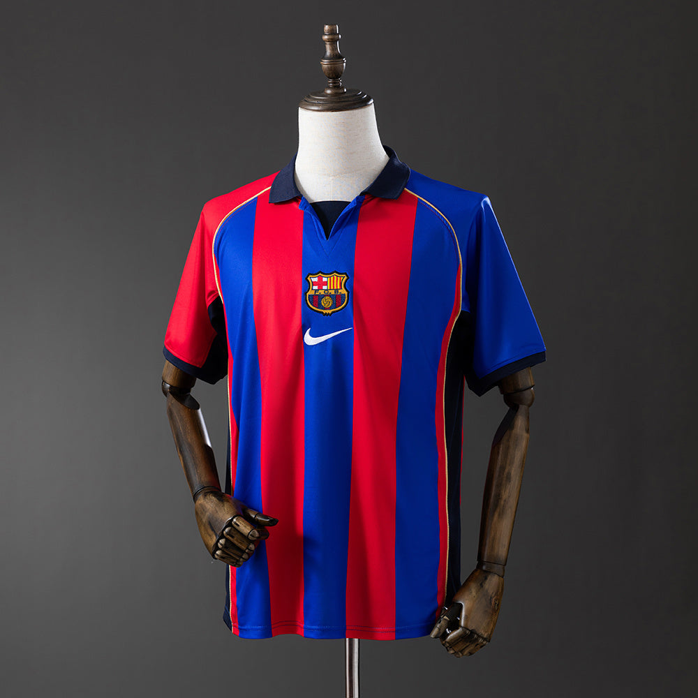 Barcelona 01/02 Home Retro Jersey sports jersey product view 1
