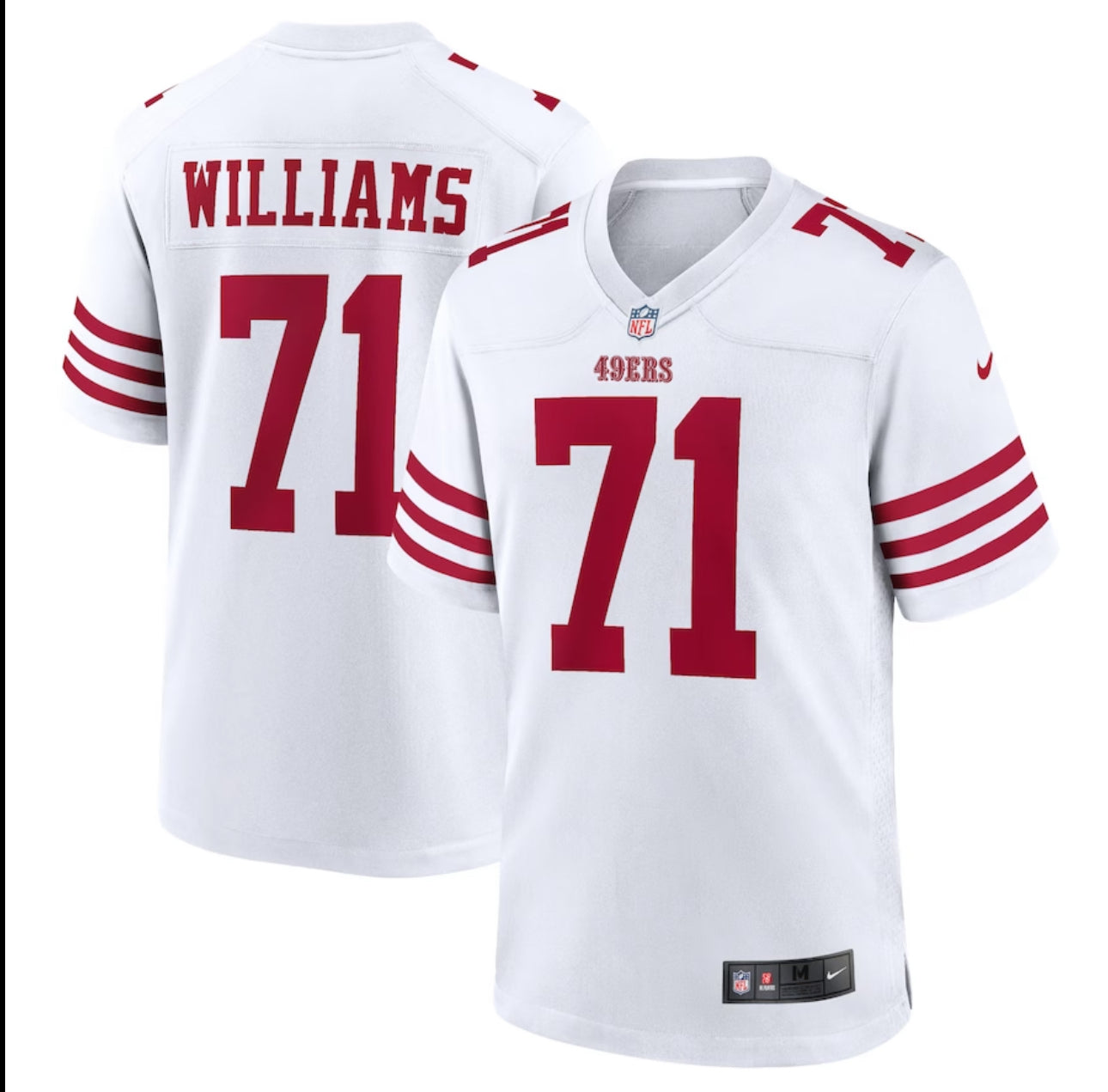 Trent Williams San Francisco 49ers Jersey football jersey product view 1