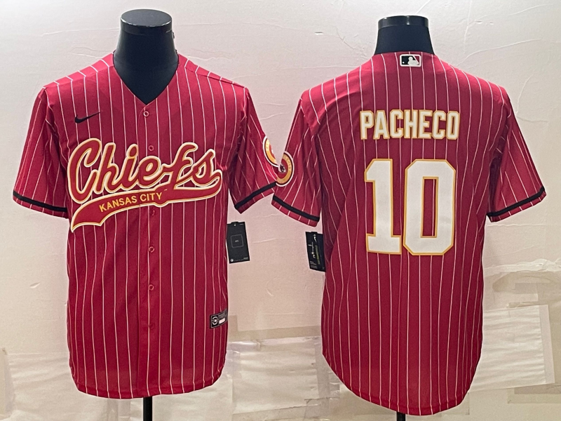 Men's Kansas City Chiefs Isiah Pacheco #10 Red Player Jersey1 Joint Edition football jersey product view 1