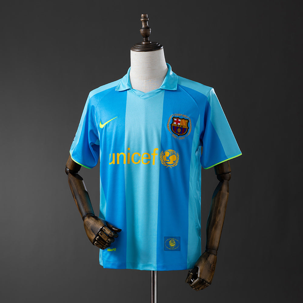 Barcelona 07/08 Away Retro Jersey sports jersey product view 1