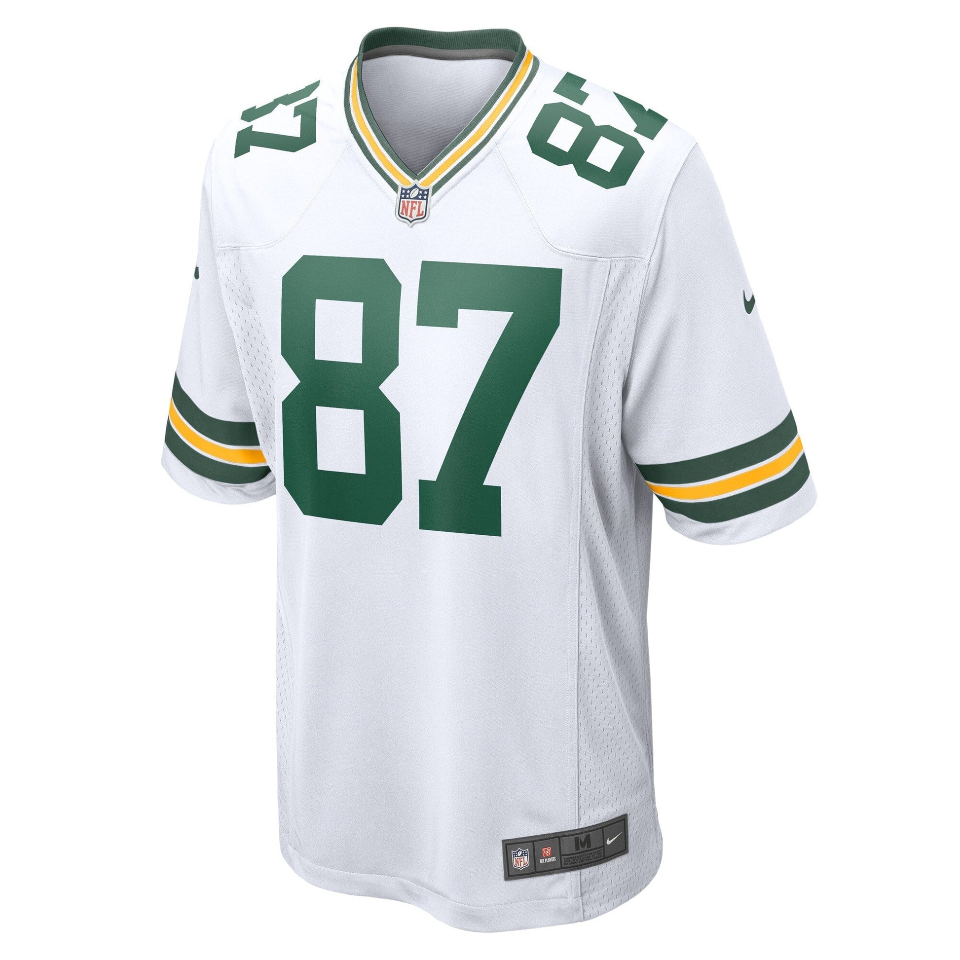 Romeo Doubs Green Bay Packers Game Jersey - White football jersey product view 2