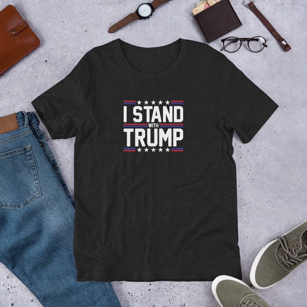 Trump Political Support Tee - Front and Back Print T-Shirt Unisex T-shirt, Sweatshirt, Hoodie, Long Sleeve Tee - T-Shirt, Sweatshirt, Hoodie