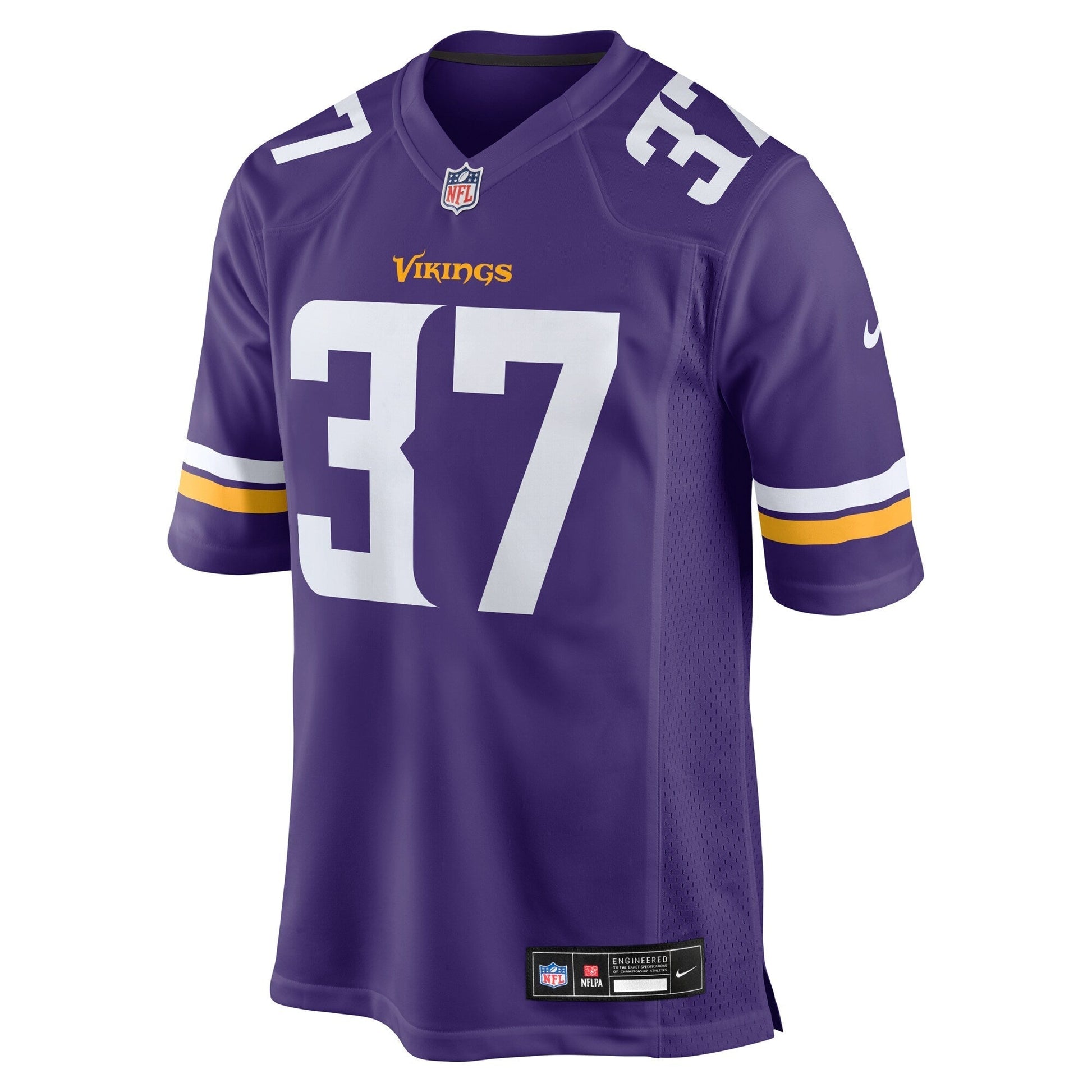 Minnesota Vikings Tavierre Thomas Purple Team Game Jersey football jersey product view 1