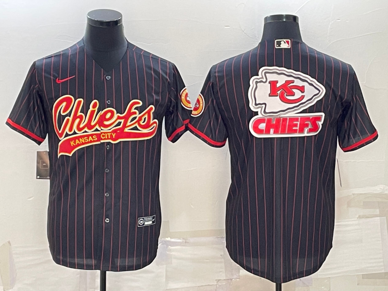 Men's Kansas City Chiefs Black Game Player Jersey football jersey product view 1