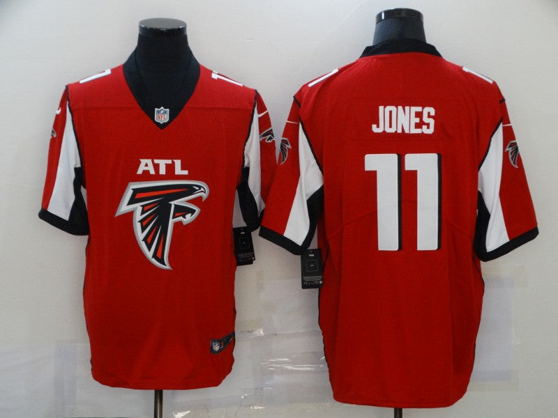 Men's Atlanta Falcons Julio Jones #11 Red Game Player Jersey1 football jersey product view 1