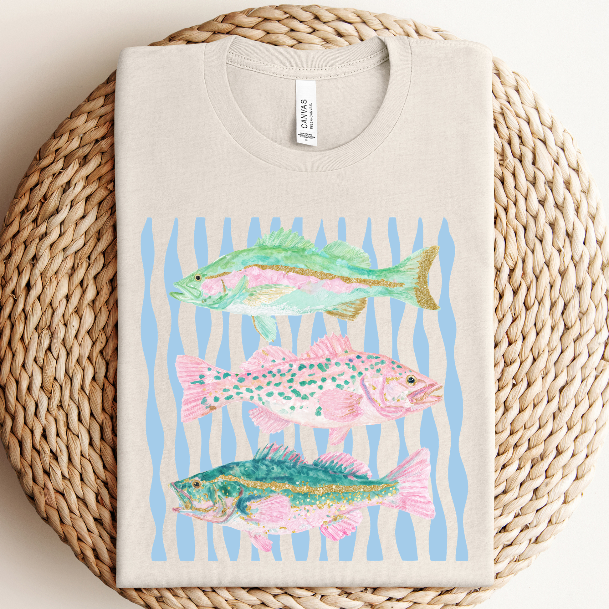 Beach Sea Trio Graphic Tee Unisex T-shirt, Sweatshirt, Hoodie, Long Sleeve Tee - T-Shirt, Sweatshirt, Hoodie