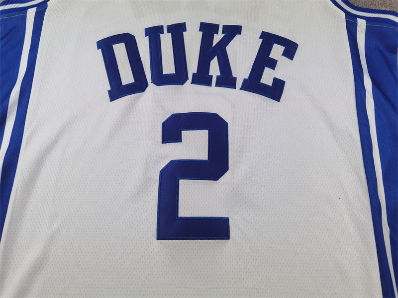Cooper Flagg Duke Blue Devils Jersey - White sports jersey product view 3