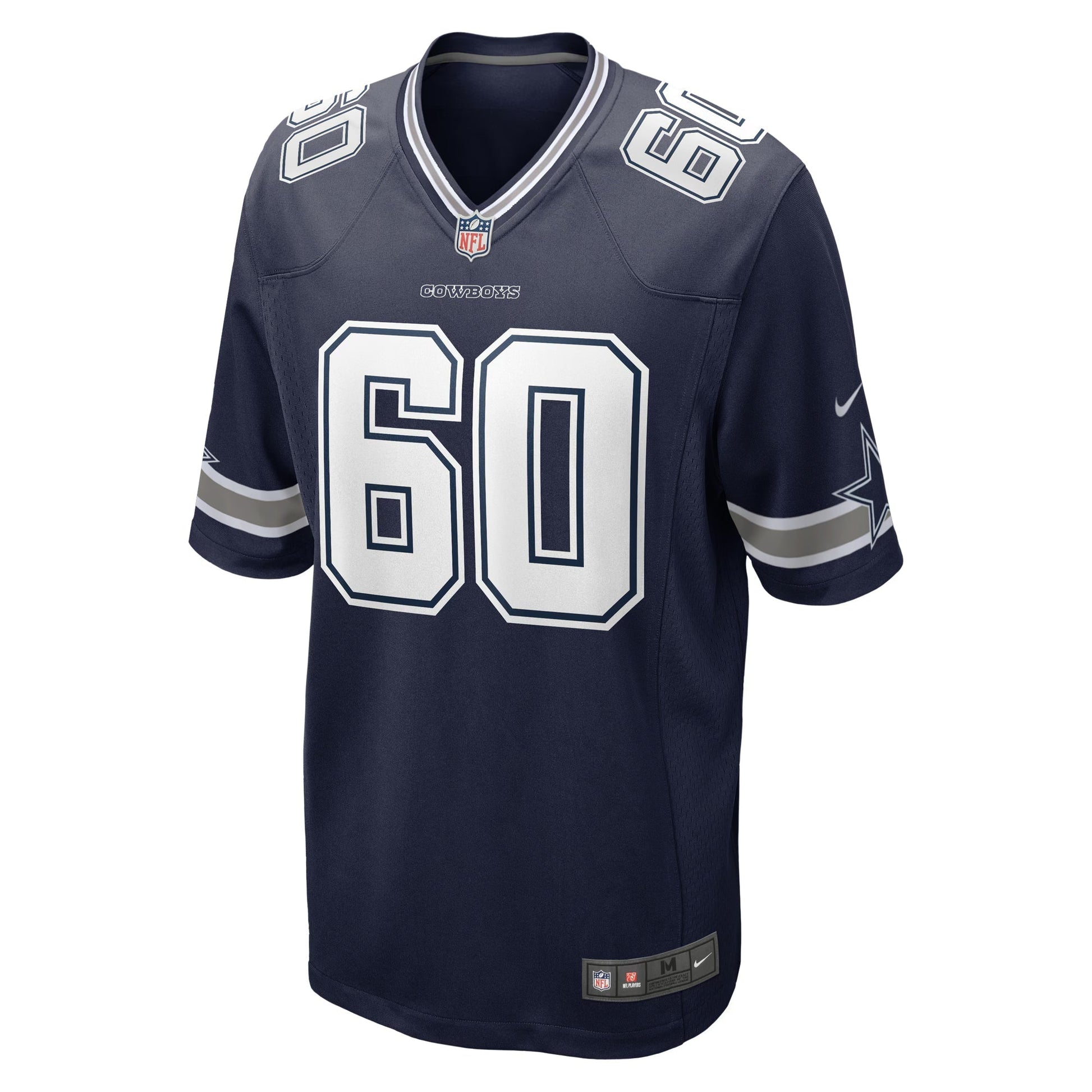 Dallas Cowboys Tyler Guyton Navy Player Game Jersey football jersey product view 2