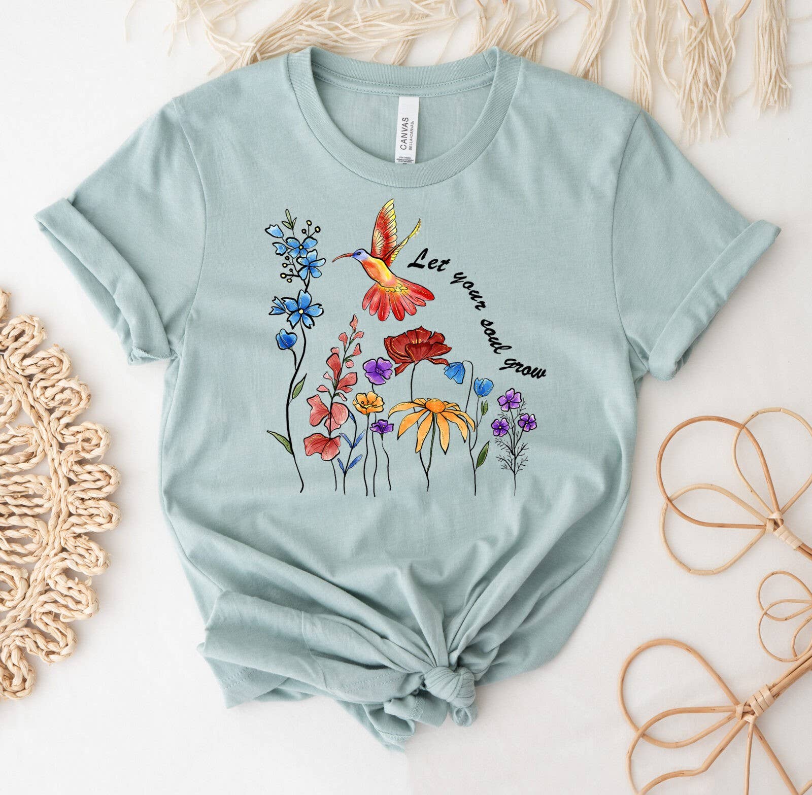 Let Your Soul Grow T-Shirt Unisex T-shirt, Sweatshirt, Hoodie, Long Sleeve Tee - T-Shirt, Sweatshirt, Hoodie