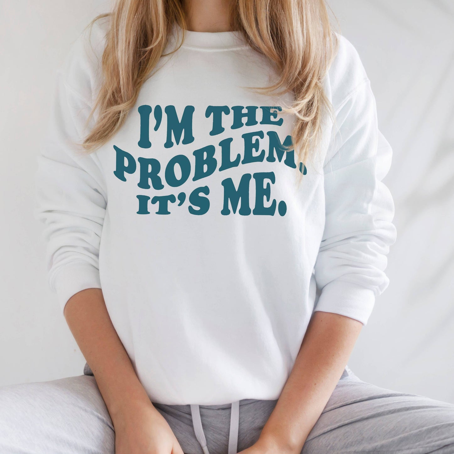 I'm the Problem Crewneck Sweatshirt | Sizes S-2XL Unisex T-shirt, Sweatshirt, Hoodie, Long Sleeve Tee - T-Shirt, Sweatshirt, Hoodie