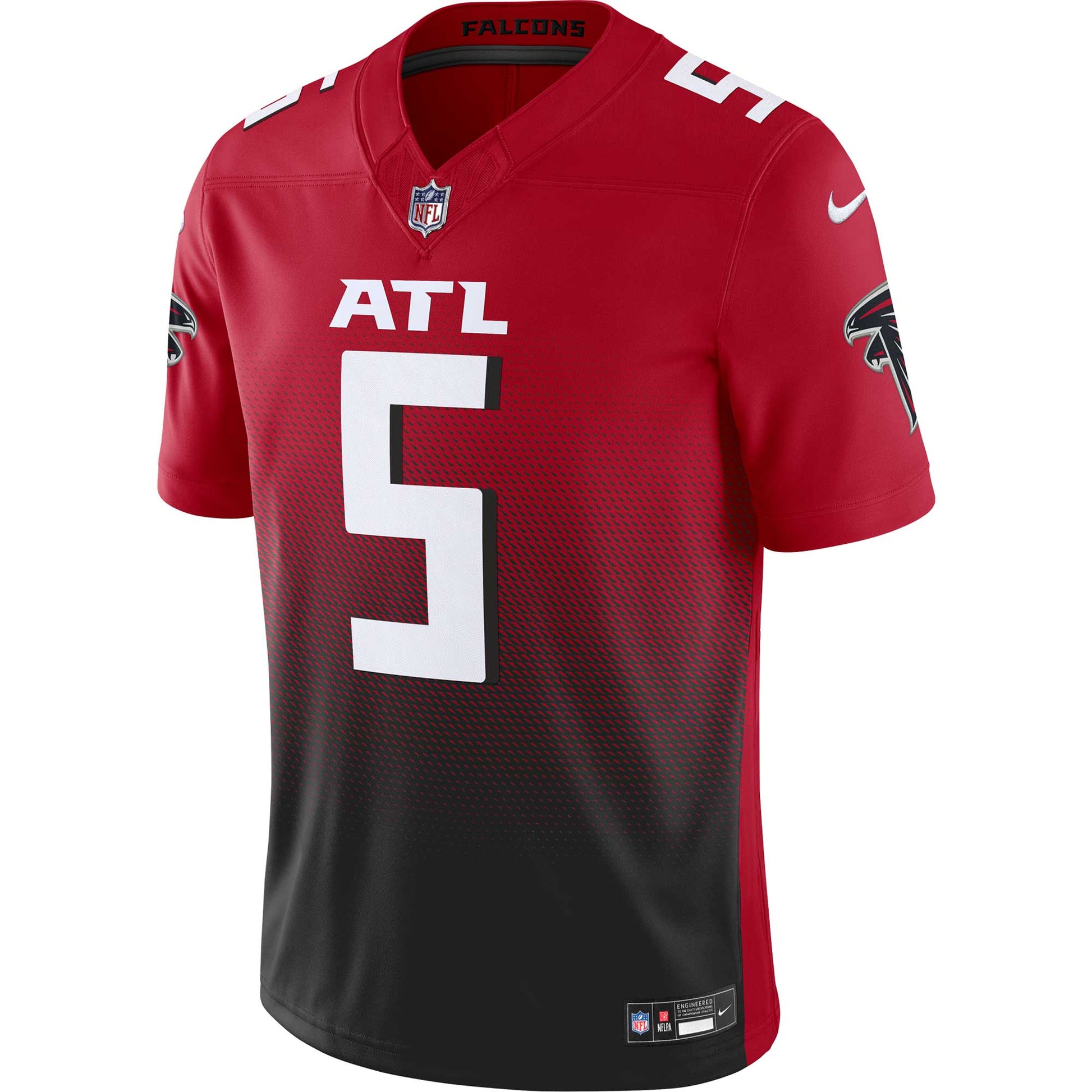 Drake London Atlanta Falcons Vapor F.U.S.E. Limited Jersey - Red football jersey product view 2