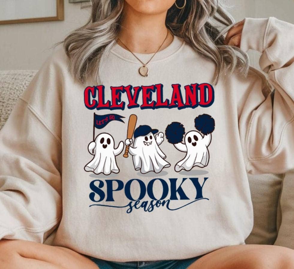 Cleveland Baseball Retro 90s Hoodie For Her Unisex T-shirt, Sweatshirt, Hoodie, Long Sleeve Tee - T-Shirt, Sweatshirt, Hoodie