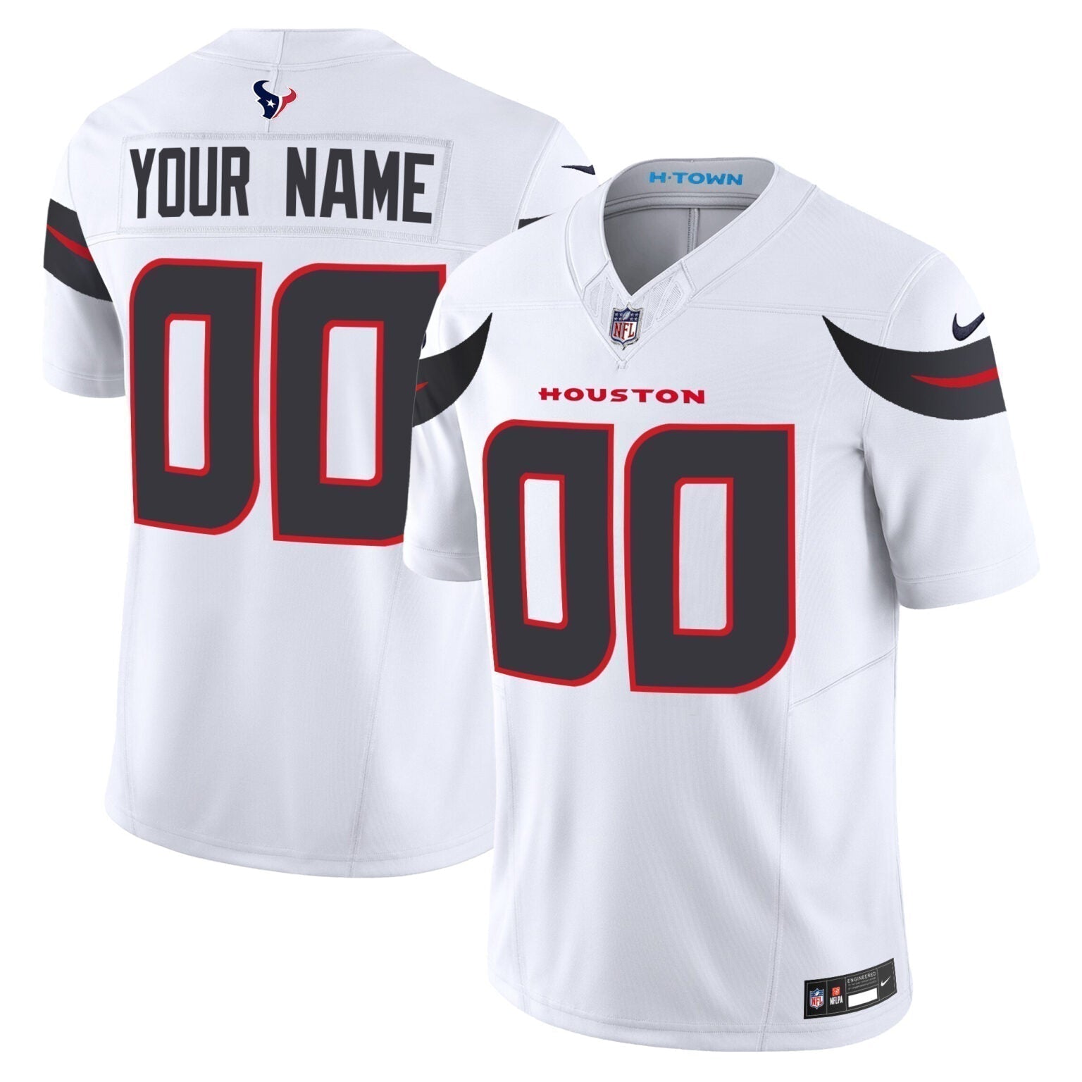 Custom Houston Texans Jersey 2024 football jersey product view 1