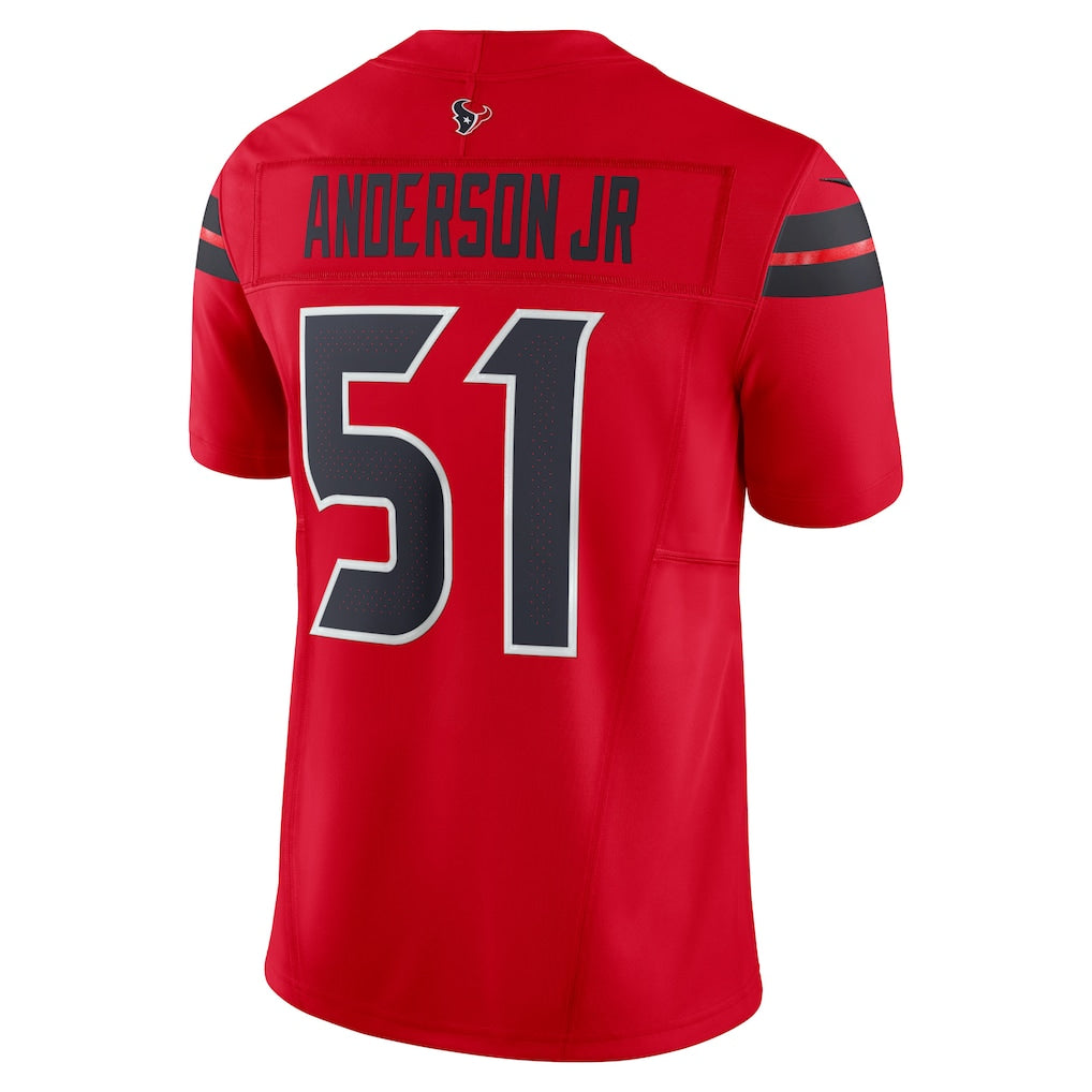 H.Texans #51 Will Anderson Jr.Red Alternate Vapor F.U.S.E. Limited Jersey football jersey product view 1