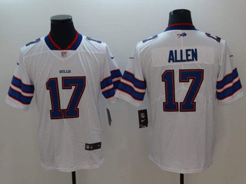 Men's Buffalo Bills Josh Allen #17 White Game Player Jersey1 football jersey product view 1