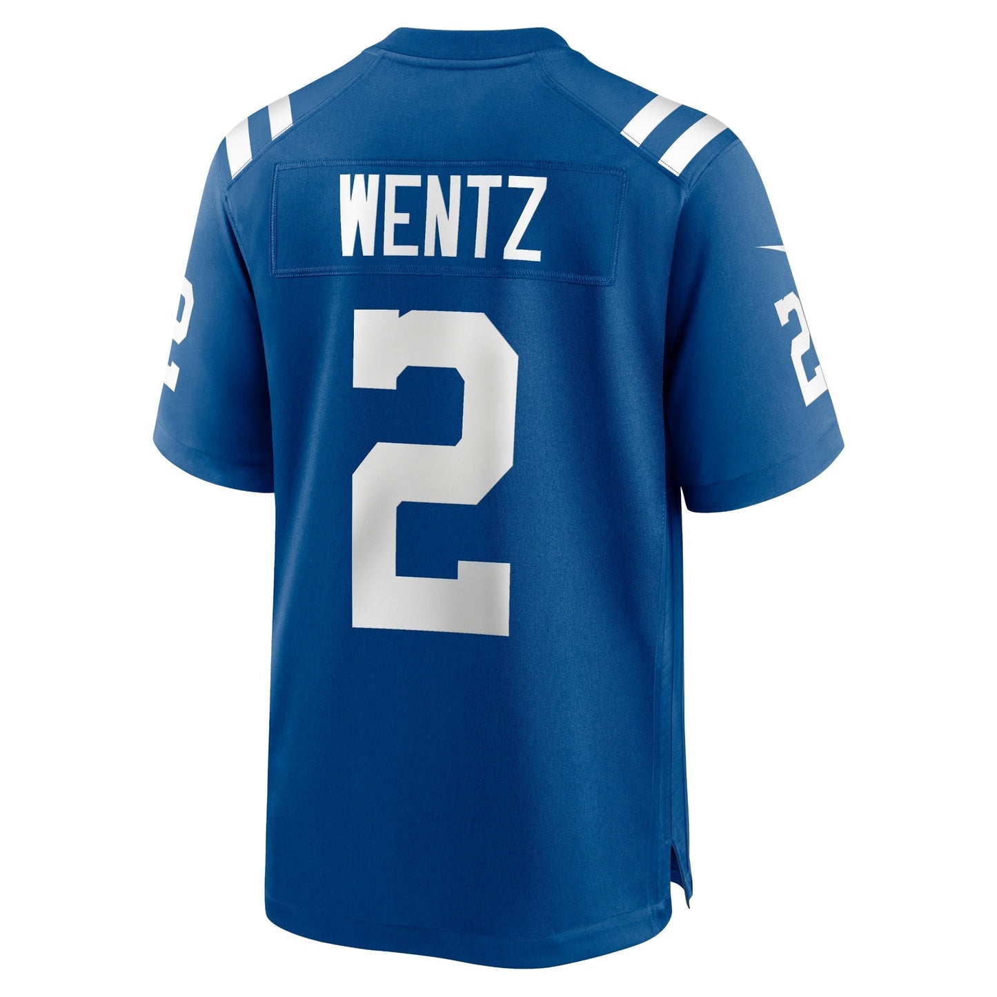 Carson Wentz Indianapolis Colts Game Jersey - Royal football jersey product view 3