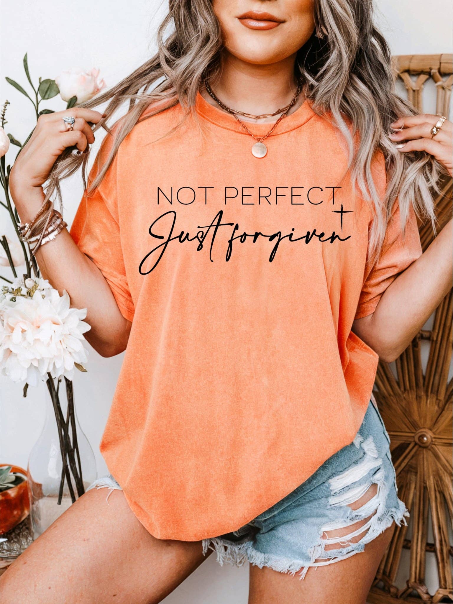 New Christian Not Perfect Forgiven Graphic Tee Unisex T-shirt, Sweatshirt, Hoodie, Long Sleeve Tee - T-Shirt, Sweatshirt, Hoodie