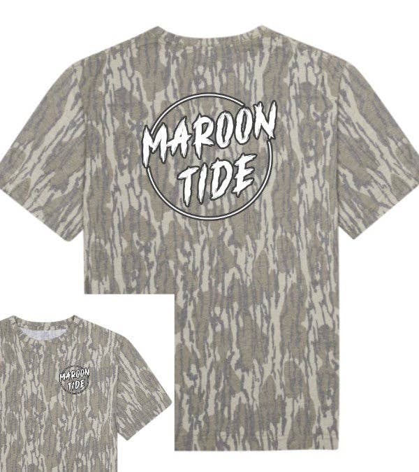Custom Front and Back Mascot Camo Graphic Tee Unisex T-shirt, Sweatshirt, Hoodie, Long Sleeve Tee - T-Shirt, Sweatshirt, Hoodie