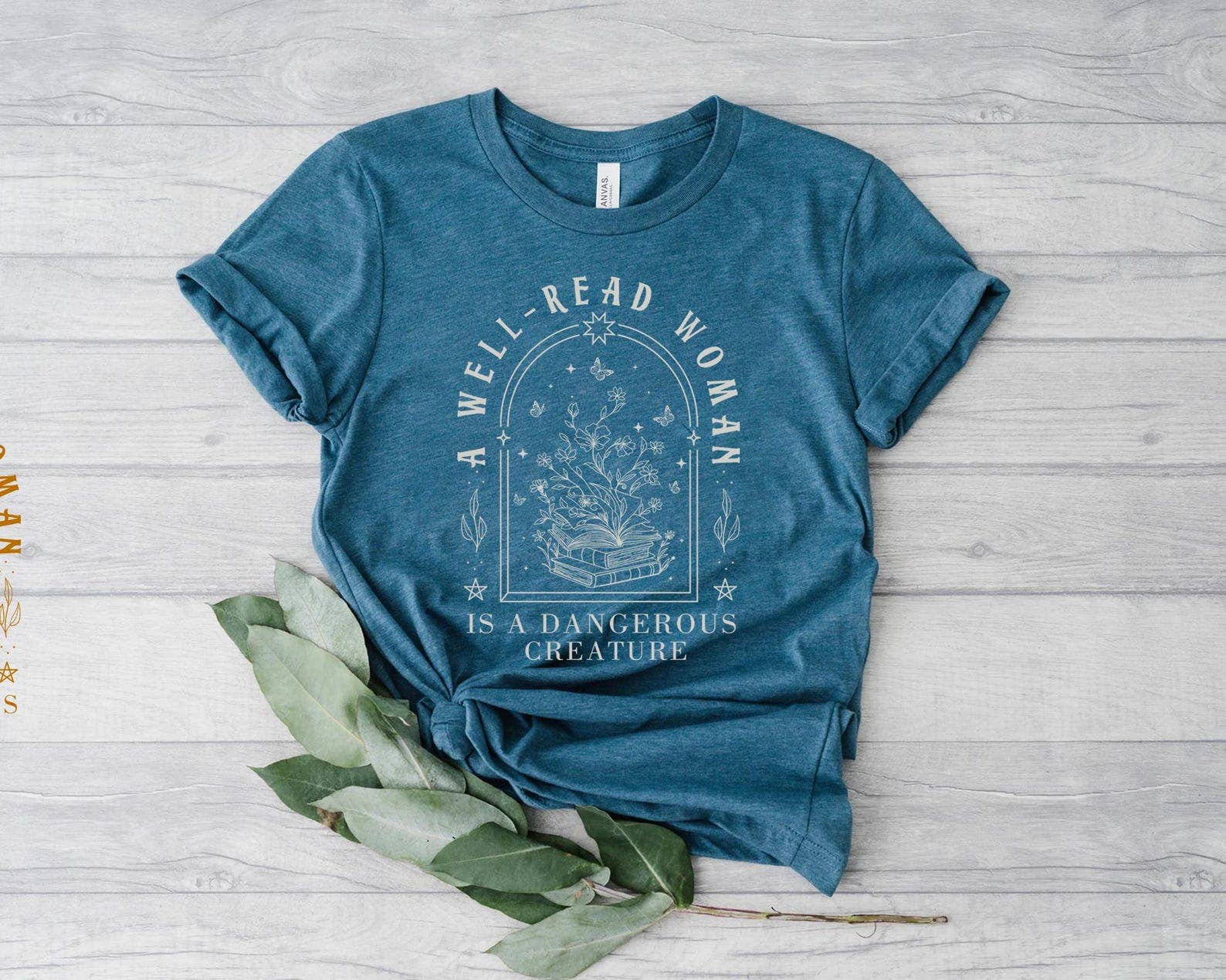 A Well-Read Woman Tee, Book Lover Graphic T-Shirt Unisex T-shirt, Sweatshirt, Hoodie, Long Sleeve Tee - T-Shirt, Sweatshirt, Hoodie