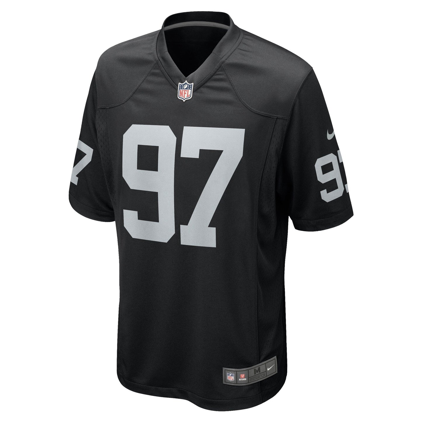 Janarius Robinson Las Vegas Raiders Team Game Jersey - Black football jersey product view 2