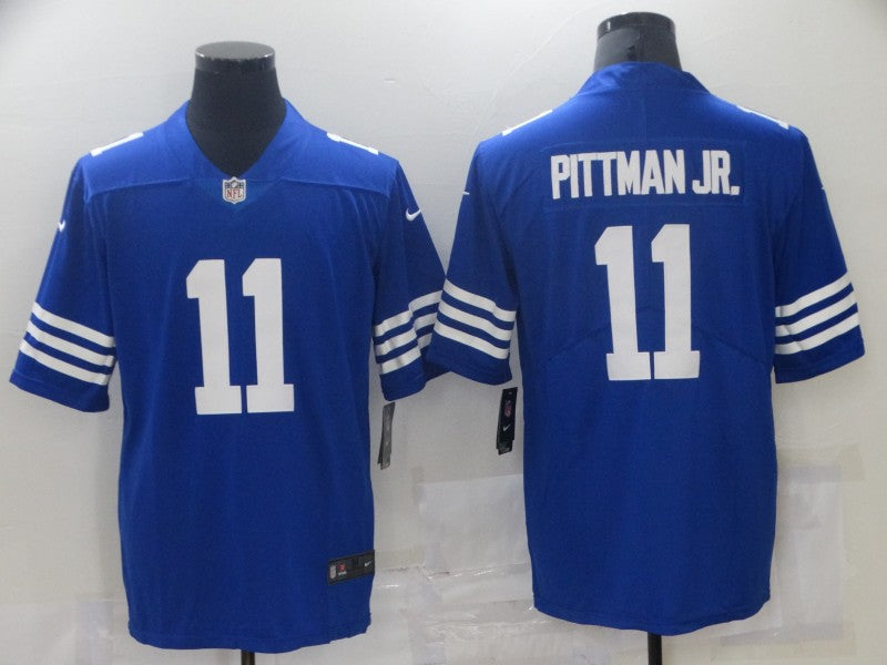 Men's Indianapolis Colts Michael Pittman Jr. Blue Game Player Jersey football jersey product view 1