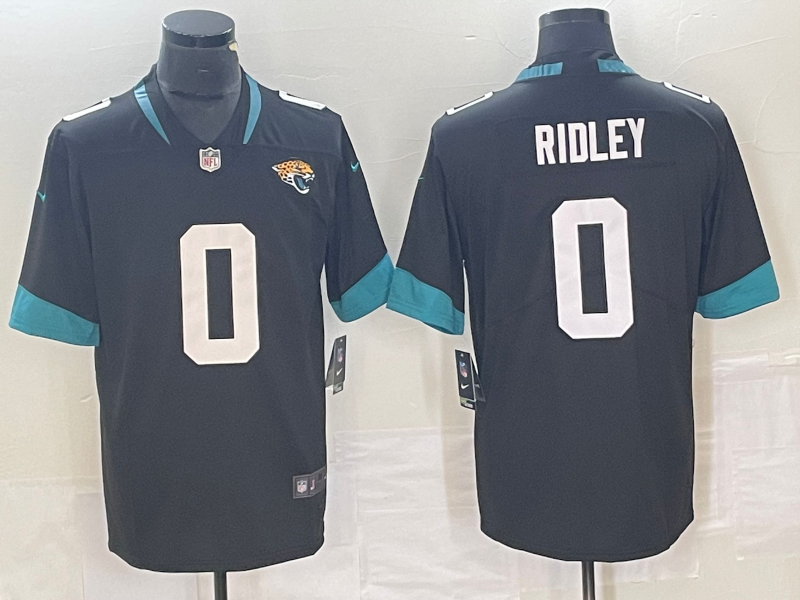 Men's Jacksonville Jaguars Calvin Ridley #0 Black Game Jersey1 football jersey product view 1