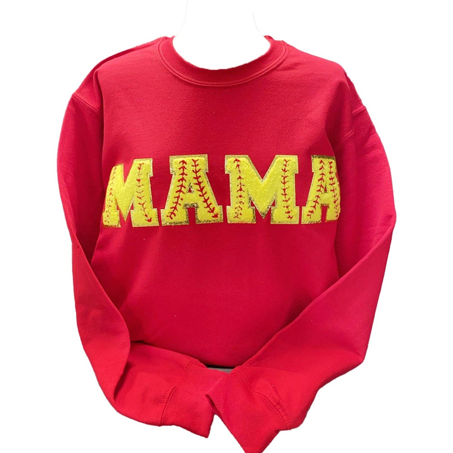 SW-6723 Mama Softball-Red Sweatshirt Unisex T-shirt, Sweatshirt, Hoodie, Long Sleeve Tee - T-Shirt, Sweatshirt, Hoodie