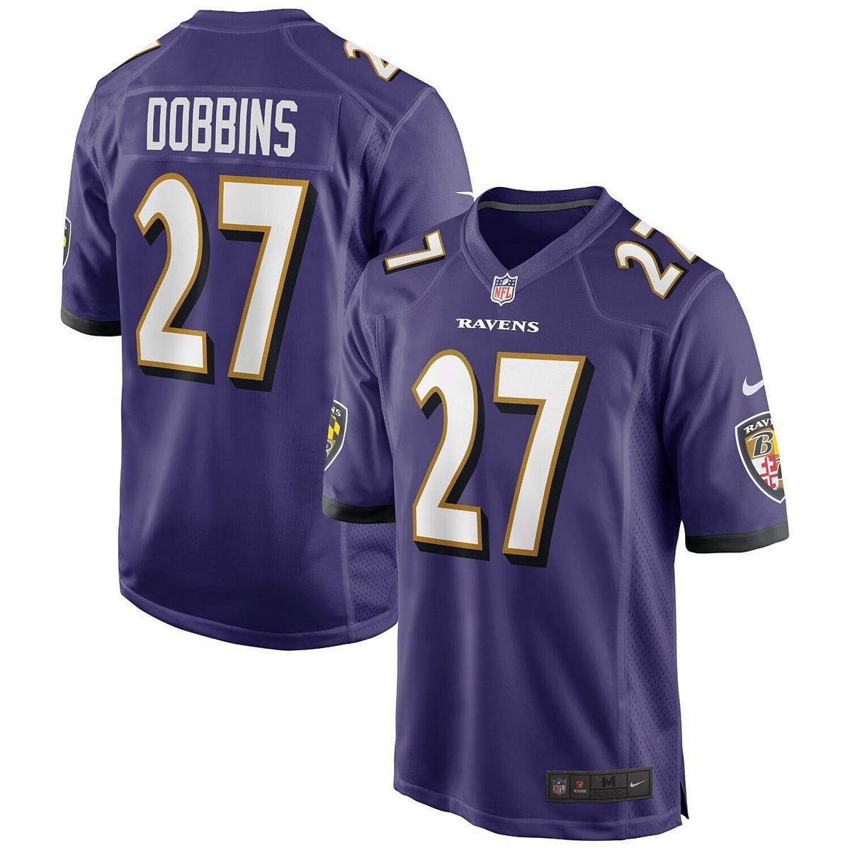 J.K. Dobbins Baltimore Ravens Jersey football jersey product view 1