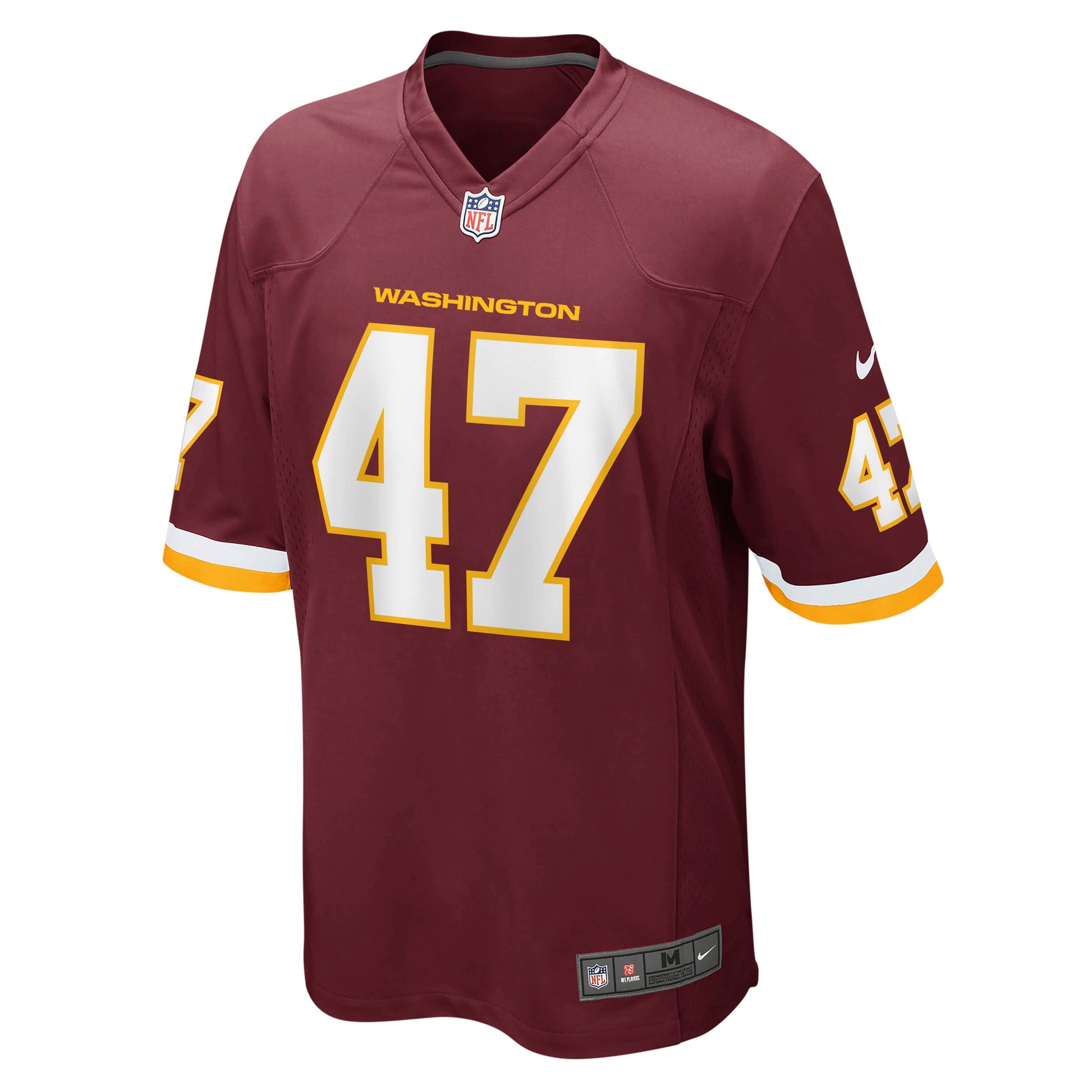 Chris Cooley Washington Football Team Retired Jersey - Burgundy football jersey product view 2